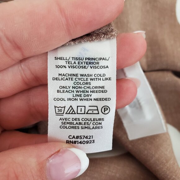 Loft Womens Brown Polka Dot Sundress Size M Tie Back Drop Waist Preppy Summer - Picture 6 of 9